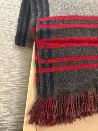 Sciarpa Hugo Boss Grigio e Rossa