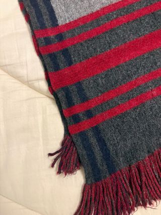 Sciarpa Hugo Boss Grigio e Rossa