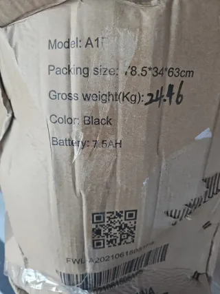 Bicicleta Eléctrica Plegable DVU