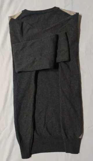 Polo Sport Chaleco Argyle Gris Beige Marrón