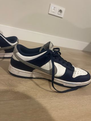 Zapatillas Nike Dunk Blanco y Azul Marino