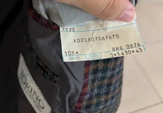 Blazer de cuadros hombre