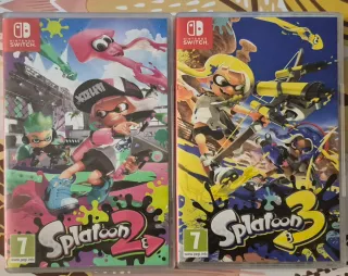 Lote Splatoon 2 y 3 Nintendo Switch