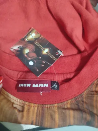 Camiseta Iron Man niño manga larga Talla 12