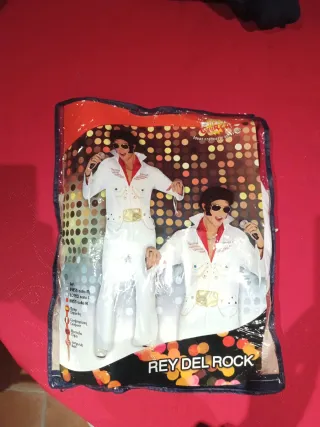 Disfraz Elvis Presley Talla XL, con peluca