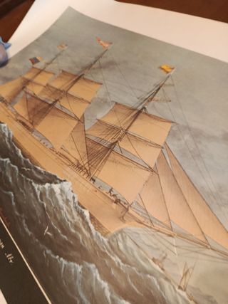 2 Láminas Navales Náuticas Numeradas