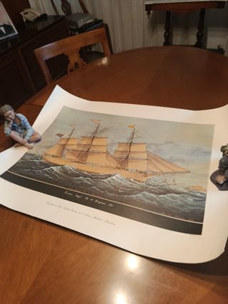 2 Láminas Navales Náuticas Numeradas