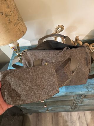 Bolso Borbonese Beige/Marrón