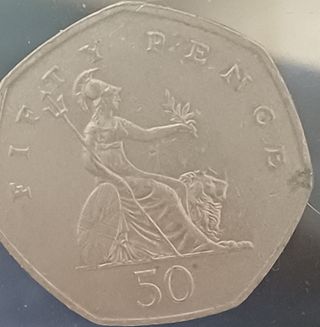 3 Monedas 50 Peniques 1997