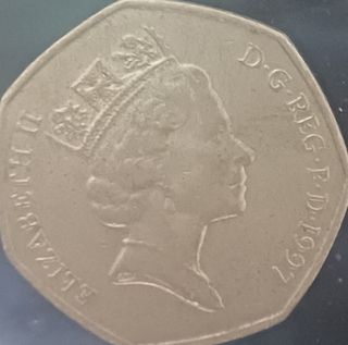 3 Monedas 50 Peniques 1997