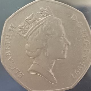 3 Monedas 50 Peniques 1997