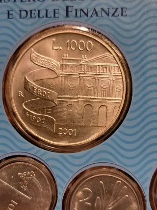 Serie divisionale Italia 2001 Giuseppe Verdi