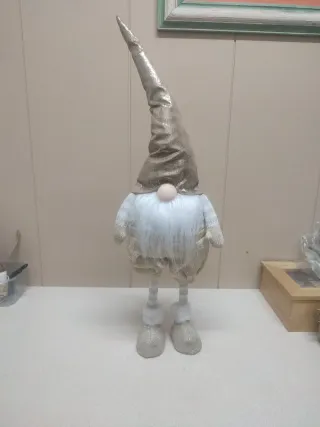 Gnomo Decorativo Blanco 65cm