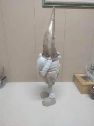 Gnomo Decorativo Blanco 65cm