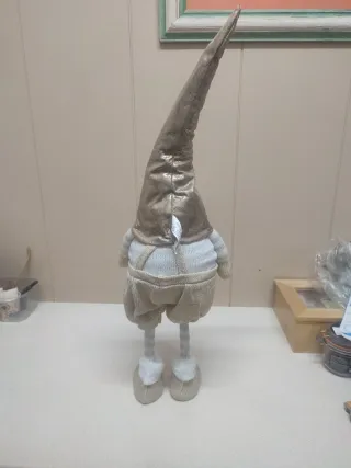 Gnomo Decorativo Blanco 65cm