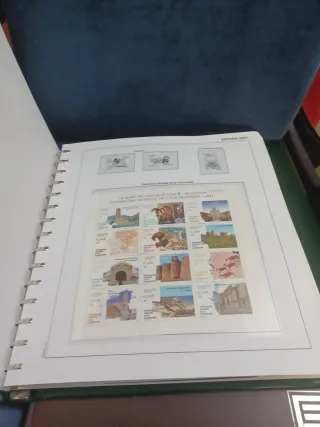 Hoja Sellos España 2001