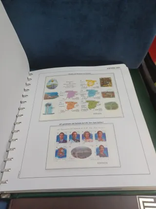Hoja Sellos España 2001