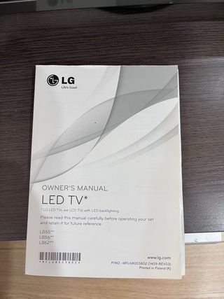 TV LED LG 42 Full HD 100Hz IPS - 42LB5610