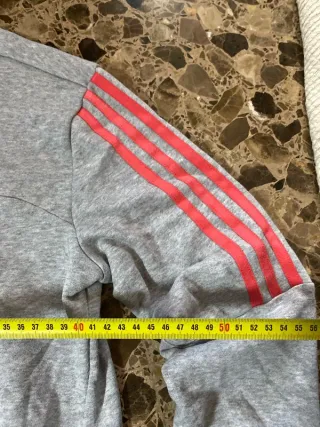 Chaqueta Adidas Gris y Rosa Talla M