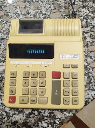 Calculadora Casio FR-2600 2-Color Print