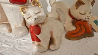 Thun Tris Gatti h. 28 cm + h. 10 cm