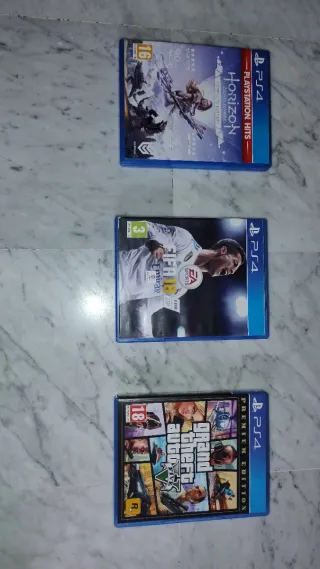 Juegos PS4: Horizon, FIFA, GTA V