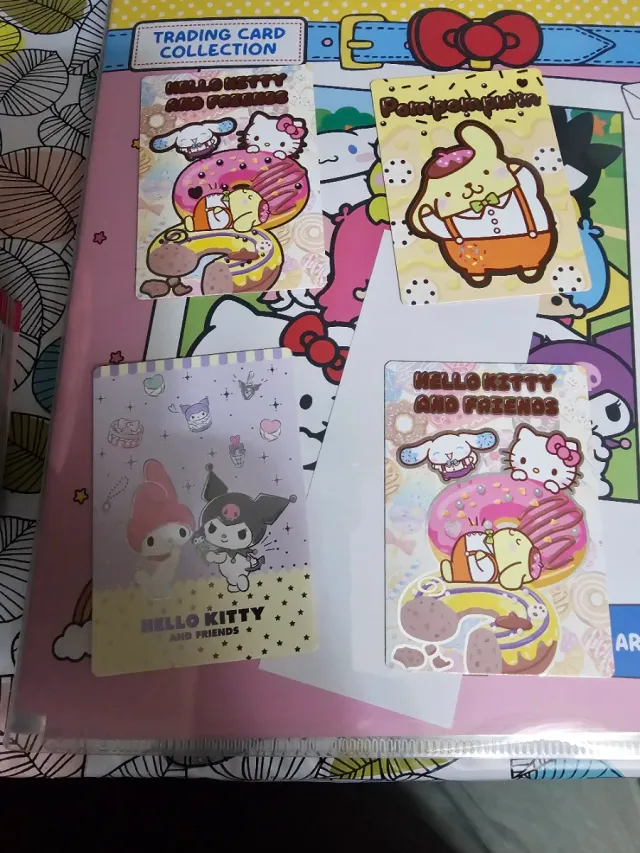 Cartas Coleccionables Hello Kitty y Amigos
