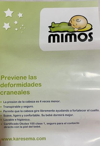 Cojín Mimos para prevención plagiocefalia