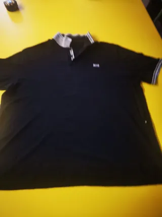 Polo Boss Negro Talla 5XL
