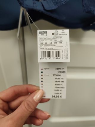 Sujetador nuevo woman secret talla 90B