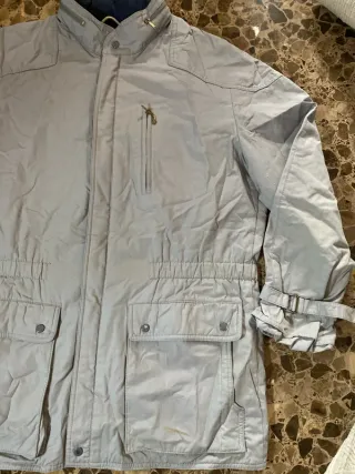 Chaqueta retro grey sweetwear acolchada