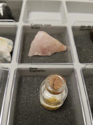 Collezione Minerali in Scatola Espositiva