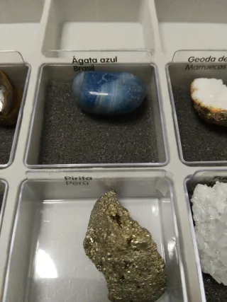 Collezione Minerali in Scatola Espositiva