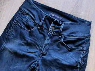 Pantalón vaquero Zara Push Up Azul