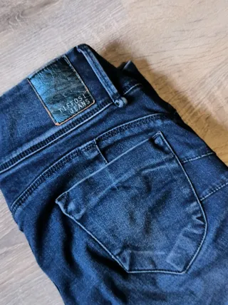 Pantalón vaquero Zara Push Up Azul