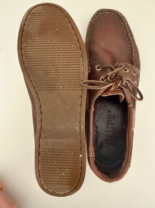 Zapatos náuticos Snipe marrones