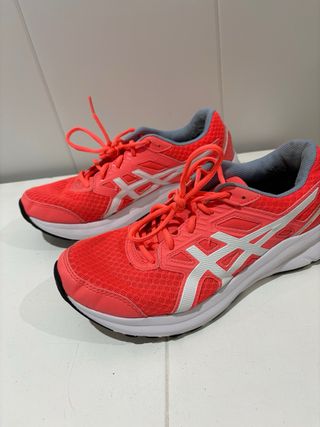 Zapatillas Asics Mujer Talla 40 Rosa/Blanco