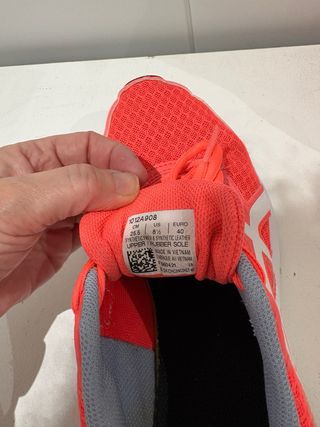 Zapatillas Asics Mujer Talla 40 Rosa/Blanco