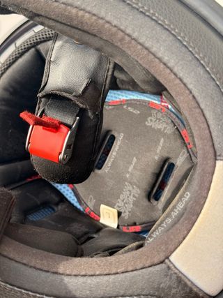 Casco Moto LS2 Verso Talla L Blanco