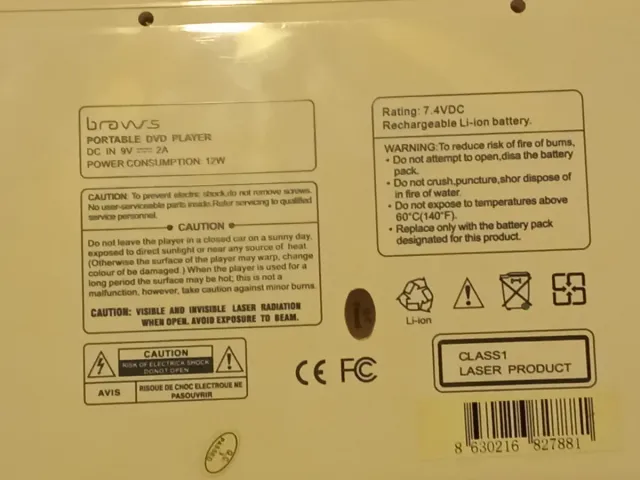 DVD Portátil y Marco Fotos Braws 9