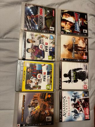 PlayStation 3 (PS3) 160GB + Mando + Juegos