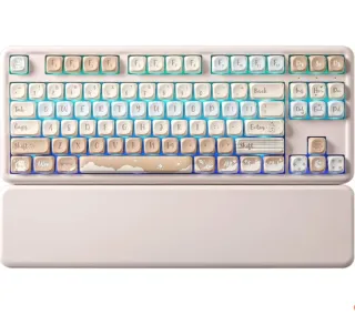 Teclado YUNZII B87 Cocoa Cream v2 #JP8417