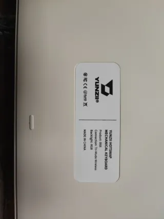 Teclado YUNZII B87 Cocoa Cream v2 #JP8417