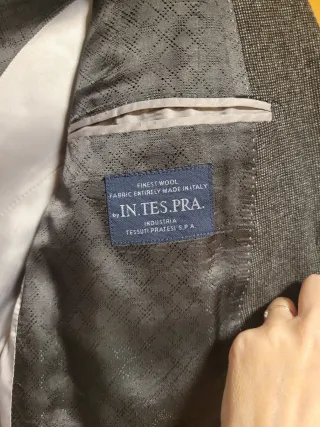 Americana Pierre Cardin Gris Oscuro Moteada T50