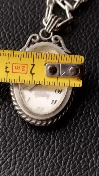 Reloj Colgante Antiguo Plata 800