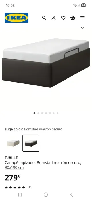 Canapé abatible Ikea