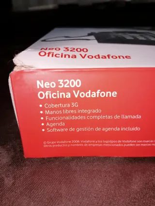 Teléfono de oficina Vodafone gris