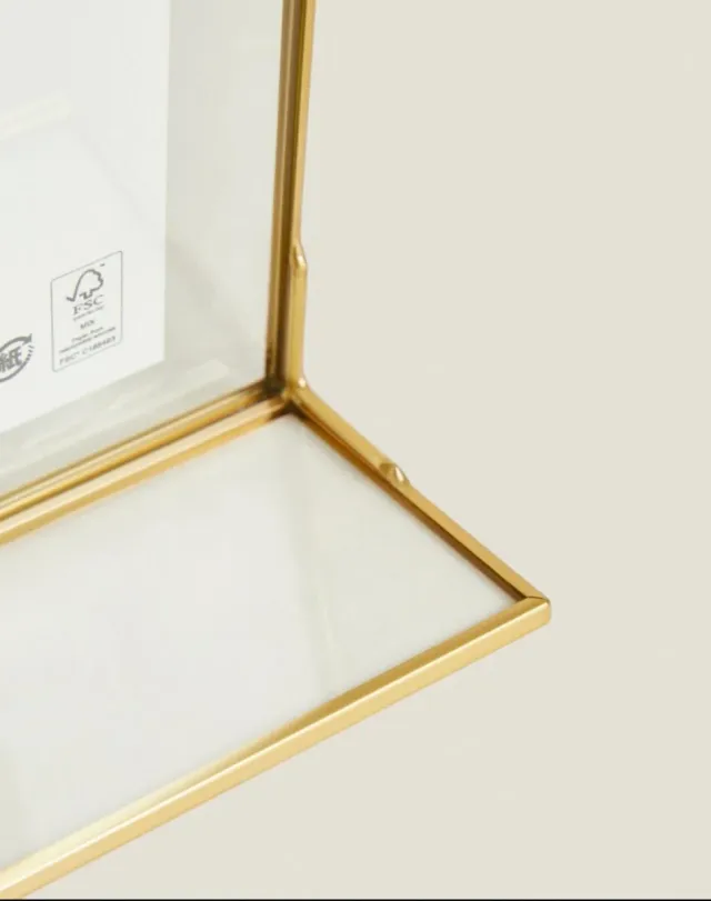 Marco foto arco dorado Zara Home