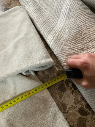 Forro polar Mitto beige Y2K retro