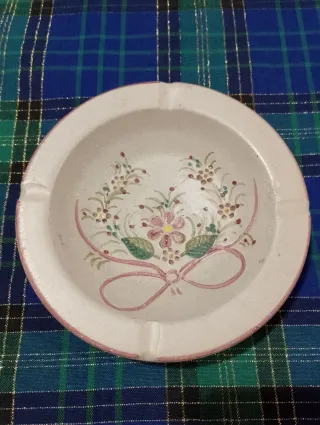 Posacenere ceramica dipinto a mano